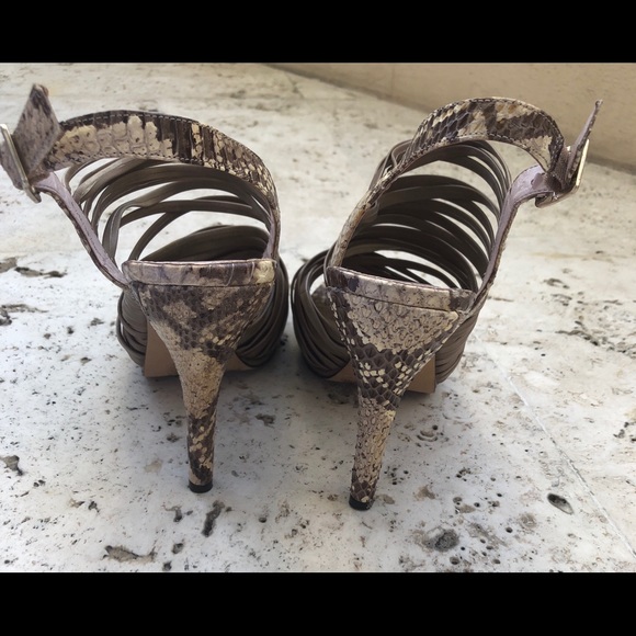 Vince Camuto Python detailed strait heels - Picture 3 of 6